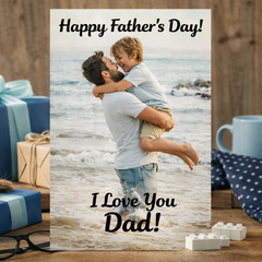 Custom Photo Brick Puzzle Frame – Build Gentle Love, A Meaningful Gift for Dad & Father's Day
