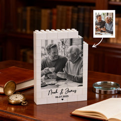 Custom Photo Brick Puzzle Frame – Build Gentle Love, A Meaningful Gift for Dad & Father's Day