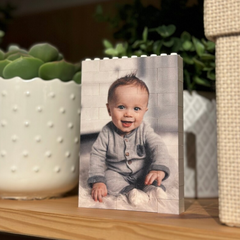 Custom Photo Brick Puzzle Frame – Build Gentle Love, A Meaningful Gift for Dad & Father's Day