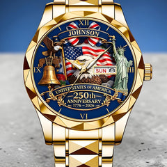 Personalized United States 250th Anniversary Watch