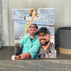 Custom Photo Brick Puzzle Frame – Build Gentle Love, A Meaningful Gift for Dad & Father's Day