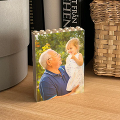 Custom Photo Brick Puzzle Frame – Build Gentle Love, A Meaningful Gift for Dad & Father's Day