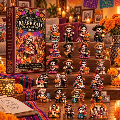 24 Days of Family, Memory & Love — Día de Muertos Marigold Family Keepsakes Advent Calendar 2026