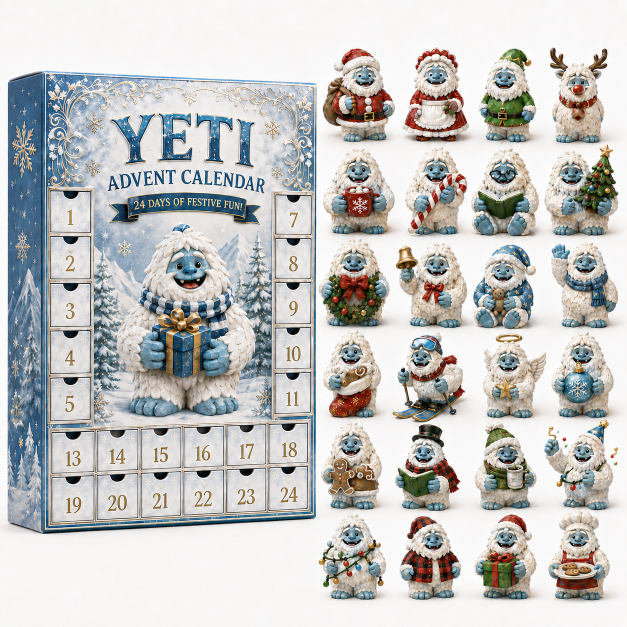 🔥Last 30 pcs✨⏰Last day 50% off🔥✨24-Day Advent Calendar - Yeti