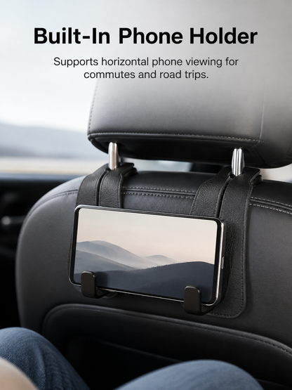 🚗2-in-1 Car Headrest Hook &amp; Phone Holder - image 4