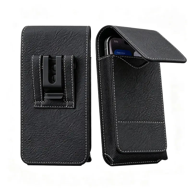 Men's Waist Phone Pouch with Card Slot, Magnetic Lock & Metal Belt Clip📱 - image 16