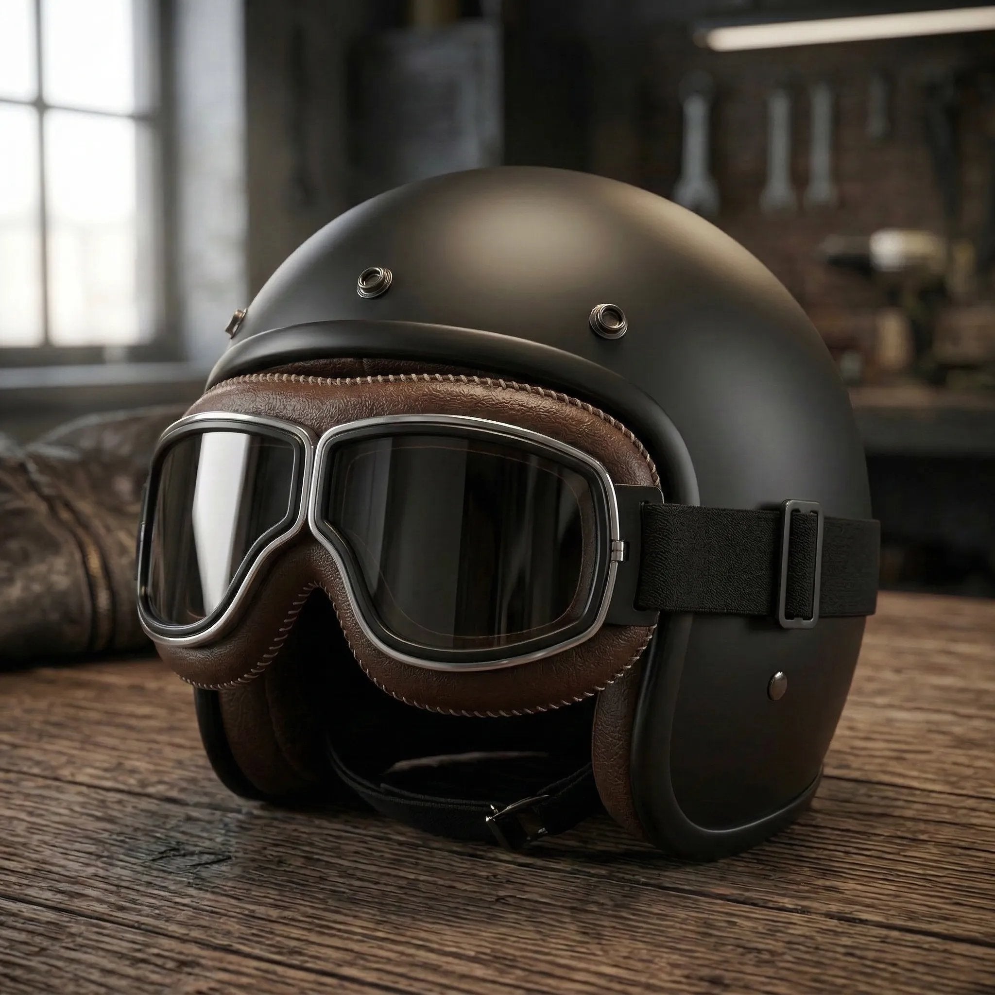 🕶️ OTG Vintage Motorcycle Goggles (Fits Over Glasses) - image 8