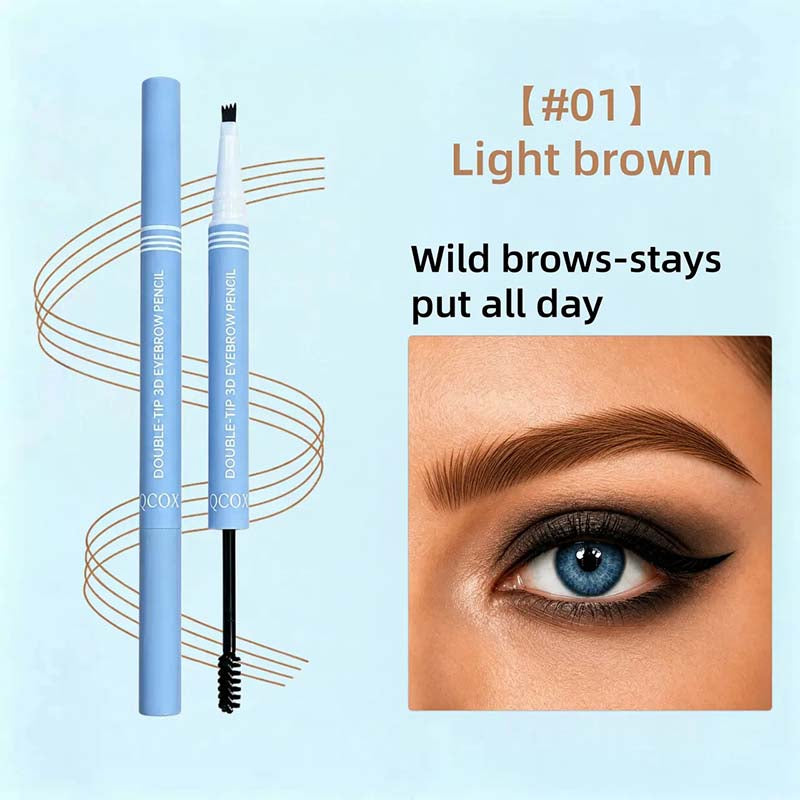 2-in-1 Waterproof Micro-Fork Eyebrow Pen-Tinted Gel Cosmetic🖌️ - image 11
