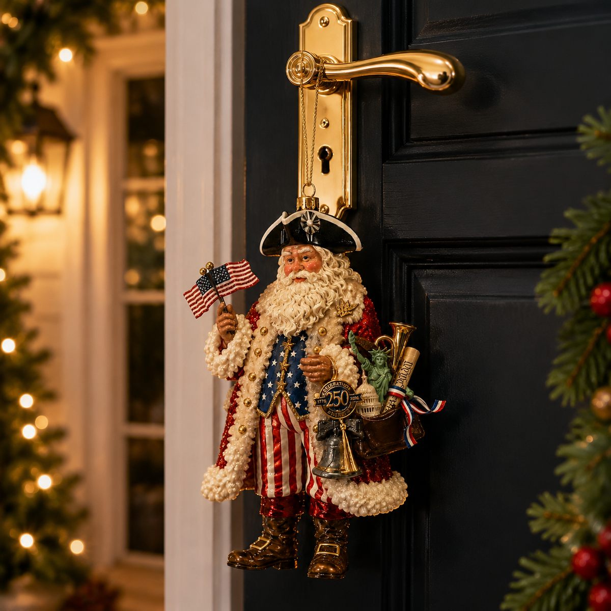 ✨250th Anniversary Santa Claus Christmas Tree Ornament