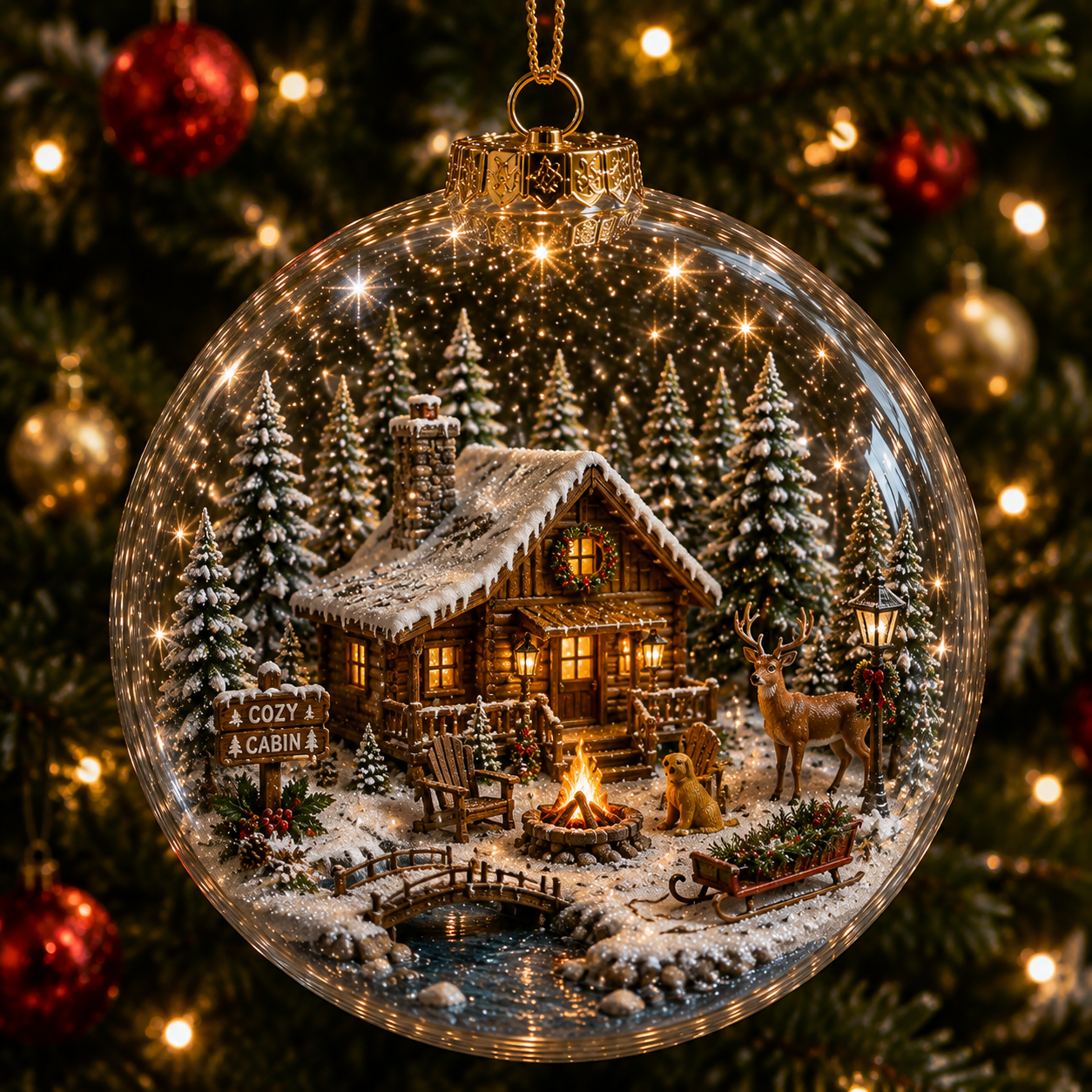 🔥LAST DAY 50% OFF✨Christmas landscape decorations