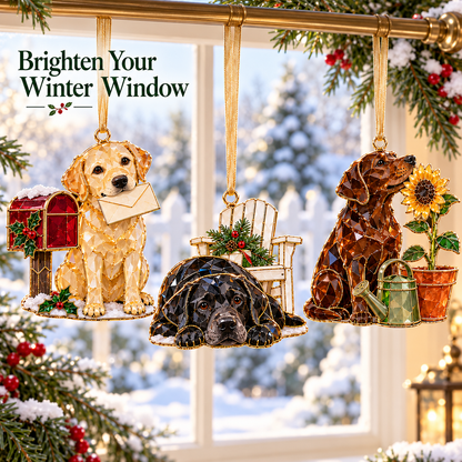 Labrador Retriever Christmas Ornaments – 6 Charming Designs for Lab Lovers