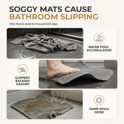 📢📢50% OFF !! ⏰Non-Slip Water Absorbent Bathroom Mat