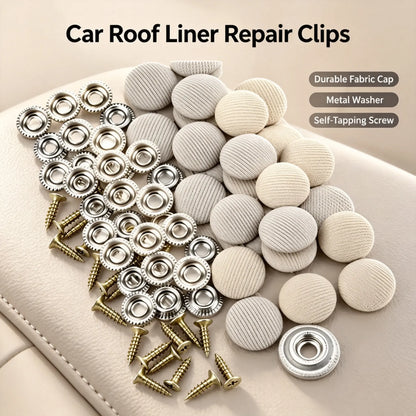 50 Pack Car Roof Headliner Repair Buttons, Fabric Covered Retainer Screws 🚗 - image 5