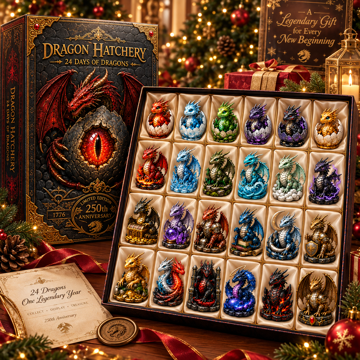 🔥Last 50 pcs✨⏰Last day 50% off🔥✨24-Day Advent Calendar -Dragon