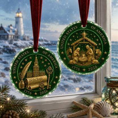 Celebrate 250 Years of America 🇺🇸 | 2026 250th Anniversary Christmas Ornament – A Meaningful Patriotic Keepsake & Holiday Gift