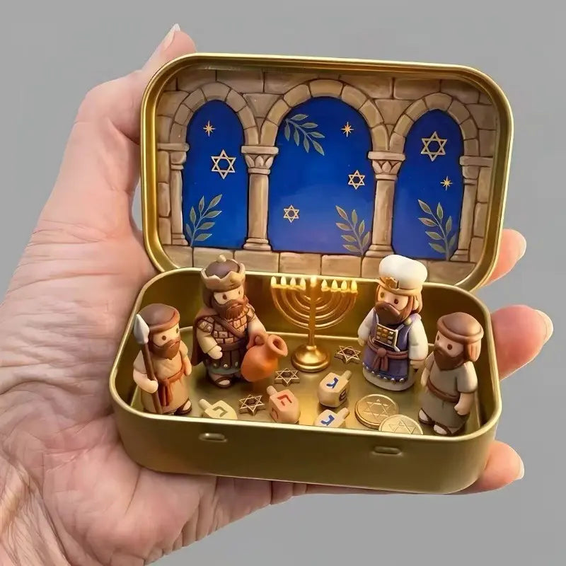Religious Pocket-Size Mini Nativity Scene Set with Storage Box⛪ - image 14
