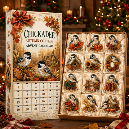 🔥Last 30 pcs✨⏰Last day 50% off🔥✨24-Day Advent Calendar - Chickadee