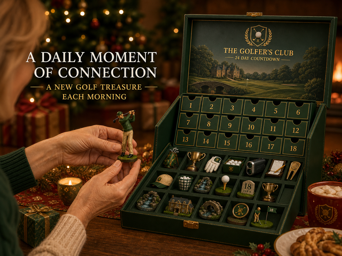 Daily golf miniature reveal during Christmas countdown