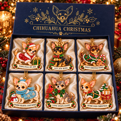 Chihuahua Christmas Ornaments 🎄🐶 | 6 Festive Designs
