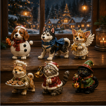 24 Days of Christmas Pet Parade Advent Calendar – 24 Unique Holiday Pet Miniatures