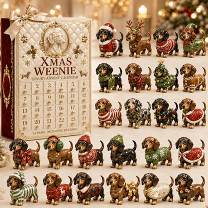 🔥Last 30 pcs✨⏰Last day 50% off🔥✨24-Day Advent Calendar - Dachshund