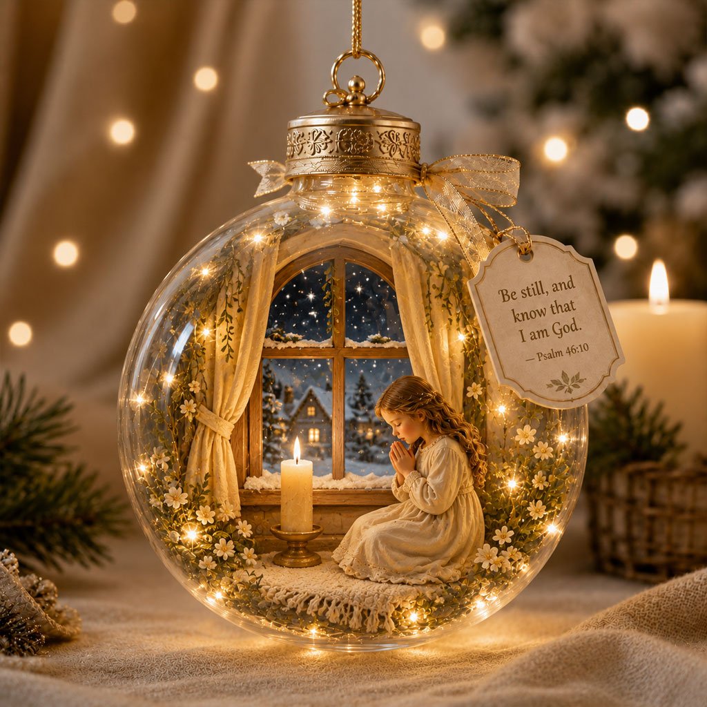 🔥Last Day 50% OFF - Illuminated Christian Scripture Keepsake Ornaments - image 7