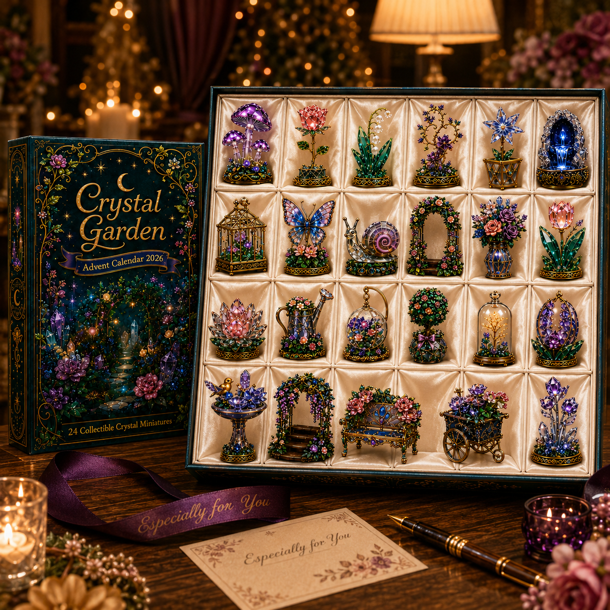 Crystal Garden Advent Calendar 2026 – 24-Day Magical Crystal Garden Collection