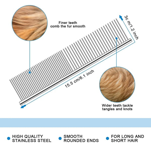 🐾 Professional Deshedding Tool for Dogs & Cats – Gentle, Efficient & Fur-Free Home ✨💖 - image 7