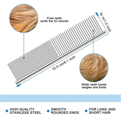 🐾 Professional Deshedding Tool for Dogs & Cats – Gentle, Efficient & Fur-Free Home ✨💖 - image 7