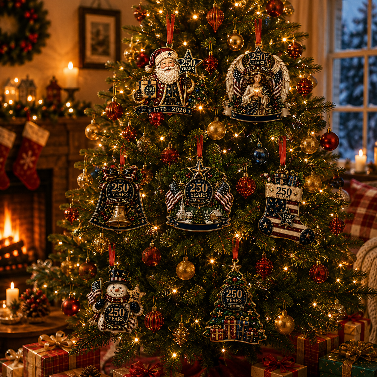 2026 America 250 Years Christmas Ornament Collection
