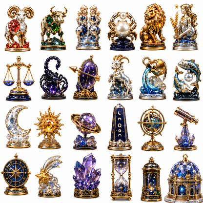 Celestial Zodiac 24-Day Christmas Advent Calendar