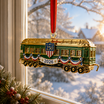 ✨250th Anniversary Edition Gold-and-Green Vintage Tram
