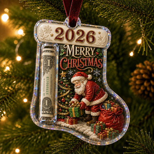 Cash Clip Christmas Tree Ornament – Novelty Holiday Money Gift Clip | 9 Festive Styles