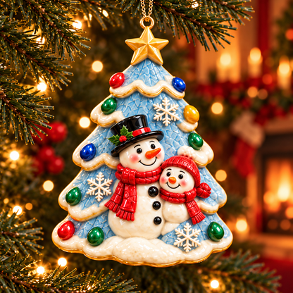 🎄 2026 Christmas Tree Ornaments – Set of 6 Festive Holiday Keepsakes Featuring Santa, Cardinals, Gingerbread House, Snowmen & Nutcracker | Christmas Decorations & Gifts