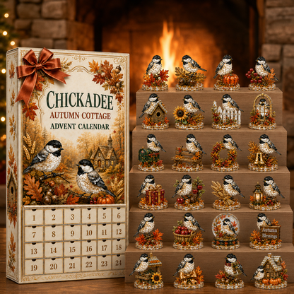 🔥Last 30 pcs✨⏰Last day 50% off🔥✨24-Day Advent Calendar - Chickadee