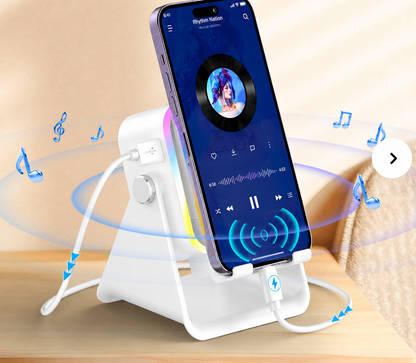 📱PUTARE Wireless Induction Audio Speaker Stand - image 10