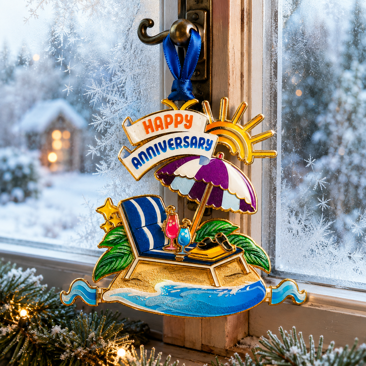 🔥LAST DAY 50% OFF✨Beach vacation style Christmas tree ornament