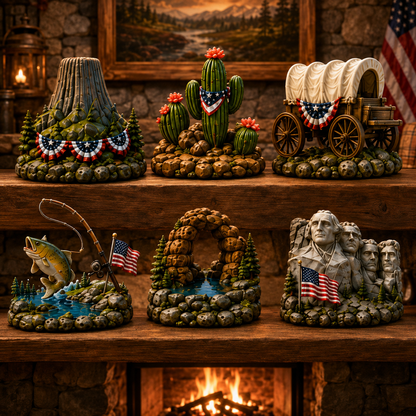 National Parks Adventure Advent Calendar 2026 – 24 Days of American Wilderness, Collector-Grade Miniature Keepsakes, Acrylic Charms Blind Box