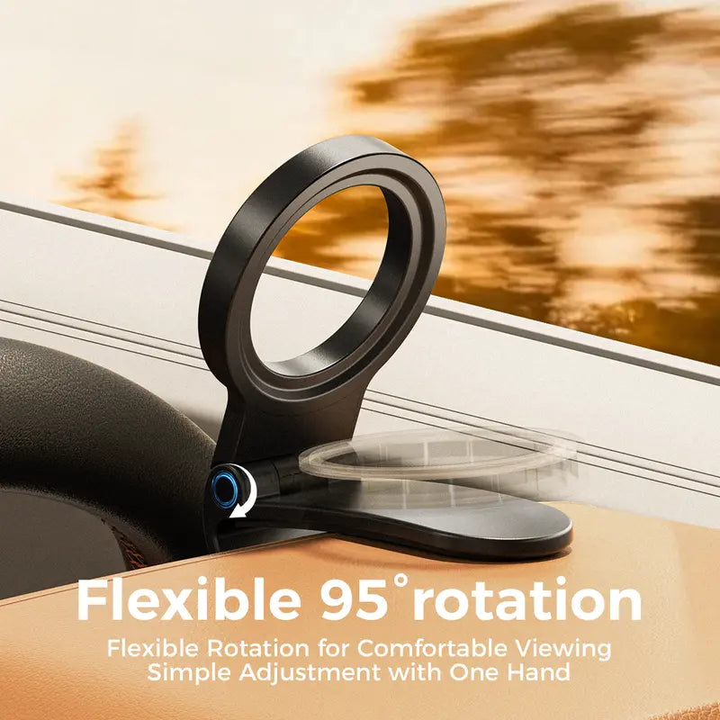 Strong Magnet Magnetic Cellphone Car Mount - Hands-Free Phone Holder, 95° Adjustable - image 3