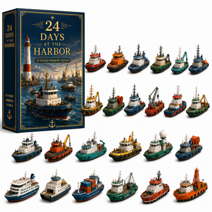 24 Days at the Harbor – 24 Unique Working Vessels 24-Day Countdown Calendar