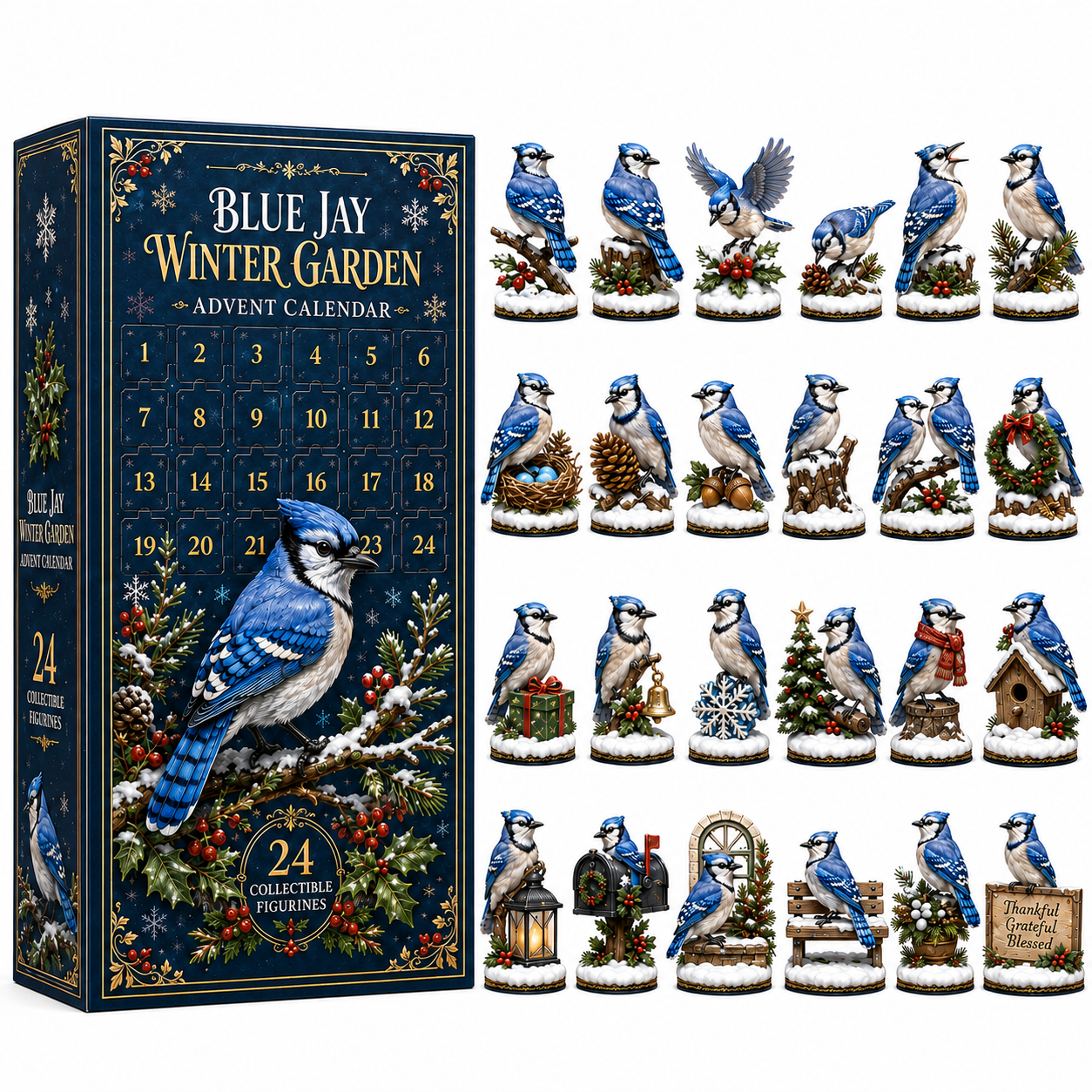 🔥Last 30 pcs✨⏰Last day 50% off🔥✨24-Day Advent Calendar - Blue Jay