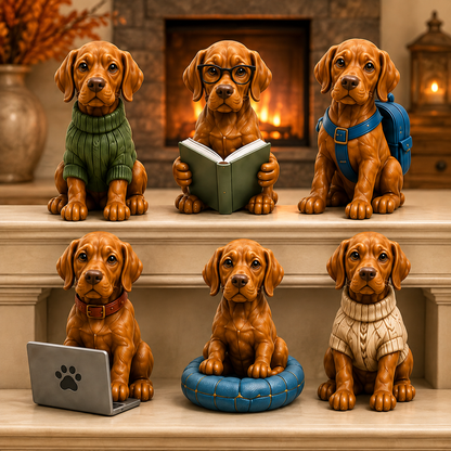 Everyday Vizsla Advent Calendar 2026 – 24 Days of Adorable Vizsla Miniatures, Daily Dog Moments & Perfect Gifts for Vizsla Lovers, Acrylic Charms Blind Box