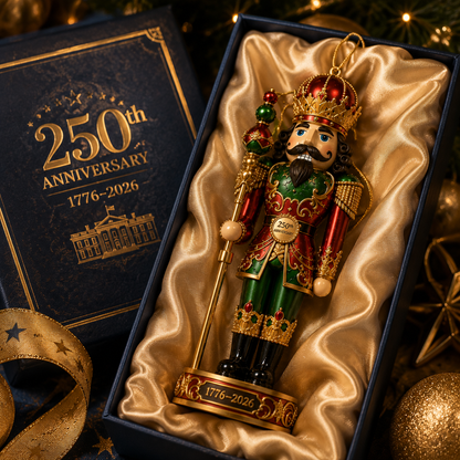 Limited anniversary edition✨2026 America 250th Anniversary Royal Nutcracker King Christmas Ornament