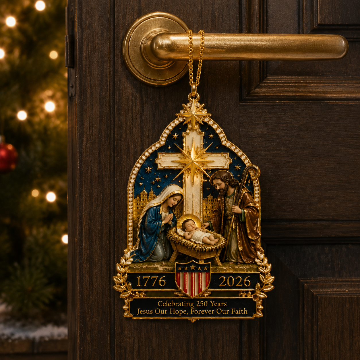 🔥Last 30pcs🔥✨Nativity scene Christmas tree ornament