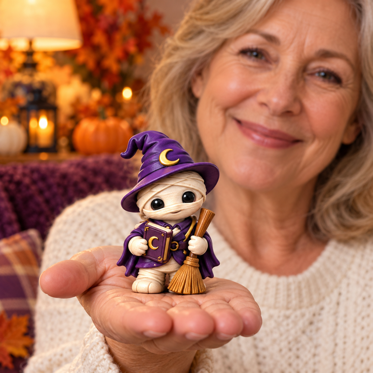 2026 Moonlit Mummy Town Halloween Advent Calendar – 24 Adorable Mummy & Village Collectibles in a Deluxe Gift Box