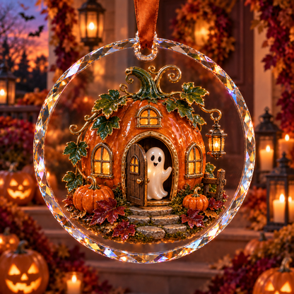2026 Enchanted Halloween Hanging Ornaments – 8 Whimsical Designs with Ghosts, Black Cats & Moonlit Magic