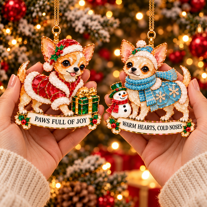 Chihuahua Christmas Ornaments 🎄🐶 | 6 Festive Designs