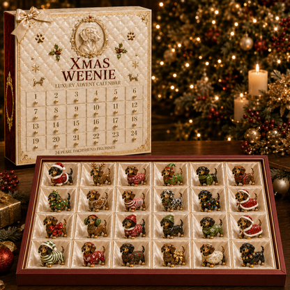 🔥Last 30 pcs✨⏰Last day 50% off🔥✨24-Day Advent Calendar - Dachshund
