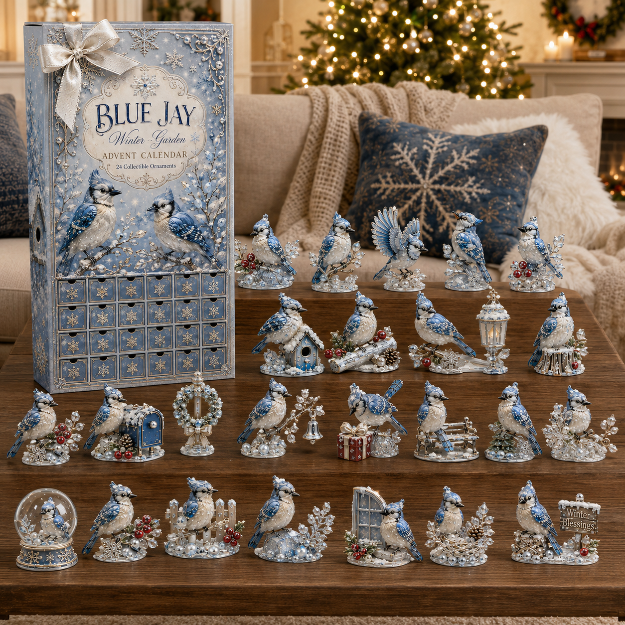 🔥Last 30 pcs✨⏰Last day 50% off🔥✨24-Day Advent Calendar - Blue Jay