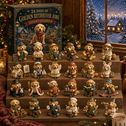 Golden Retriever Jobs Advent Calendar 2026 – 24 Days of Adorable Career-Themed Golden Retriever Miniatures & Christmas Surprises